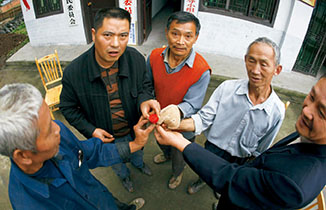 2008年11月，四川邛崃油榨乡马岩村通过新村发展议事会，推行“五人监督章”民主理财新模式，成了该村村民自主决定重要事情的具体体现