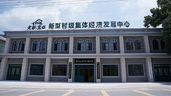 老粮仓镇新型村级集体经济发展中心。摄影/彭达